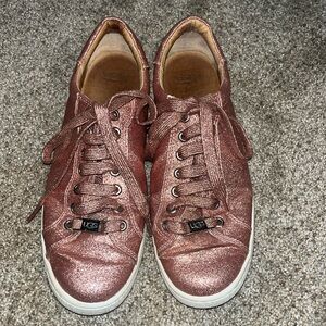UGG Pink Glitter Sneakers
